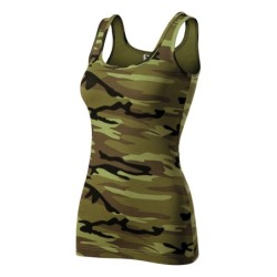 Koszulka C36 top camouflage damska slim-fit bawełna 180g